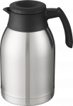 Vacuum flask brew-through lid - Black - 1.5L